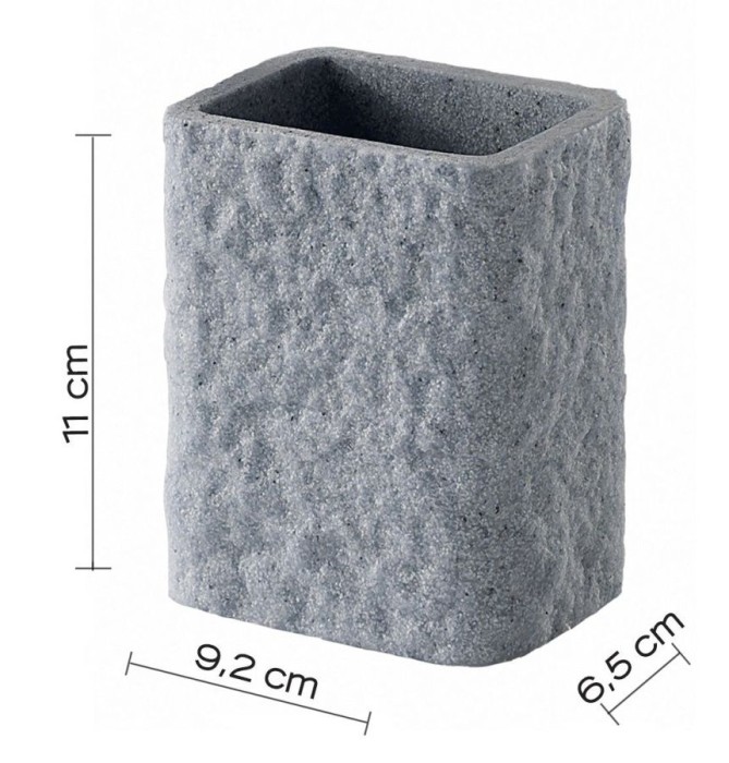 Настольный стакан Aries Gedy, AR98(08) цвет: серый