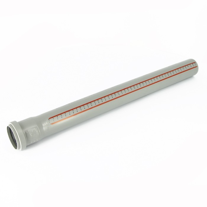 Труба Ostendorf 50 х 2000 мм канализационная с раструбом HT арт. 112060