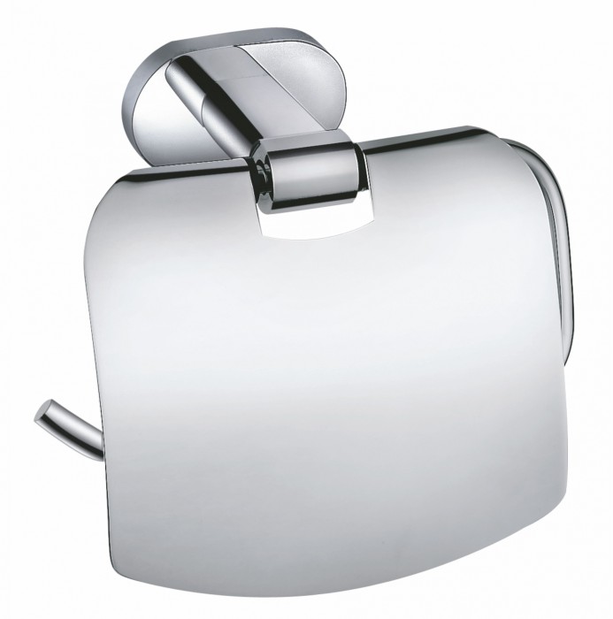 Держатель для туалетной бумаги с крышкой, Wonzon &amp; Woghand First, WW-8426 цвет: хром