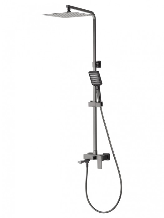 Душевая система, Wonzon &amp; Woghand Cube 2.0, WW-88047068-BGM цвет: графит