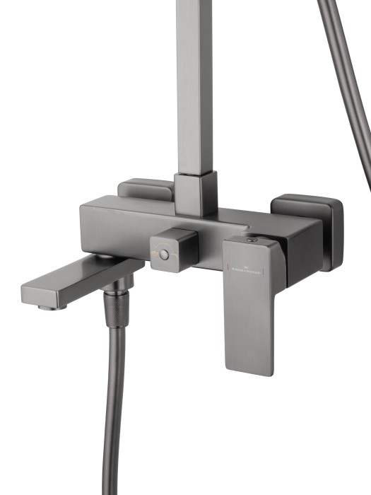 Душевая система, Wonzon & Woghand Cube 2.0, WW-88047068-BGM цвет: графит