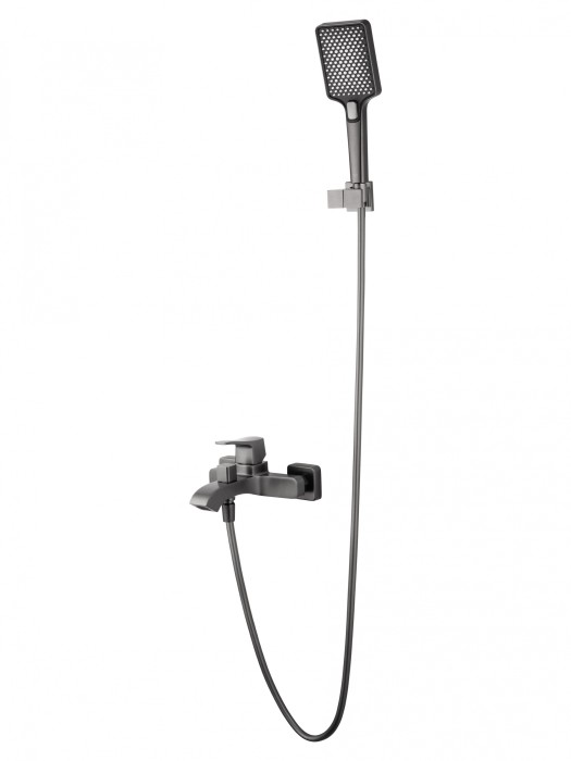 Смеситель для ванны с душем, Wonzon &amp; Woghand Flex, WW-88037072-BGM цвет: графит