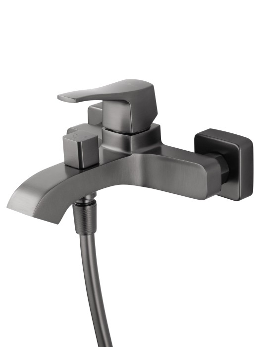Смеситель для ванны с душем, Wonzon & Woghand Flex, WW-88037072-BGM цвет: графит