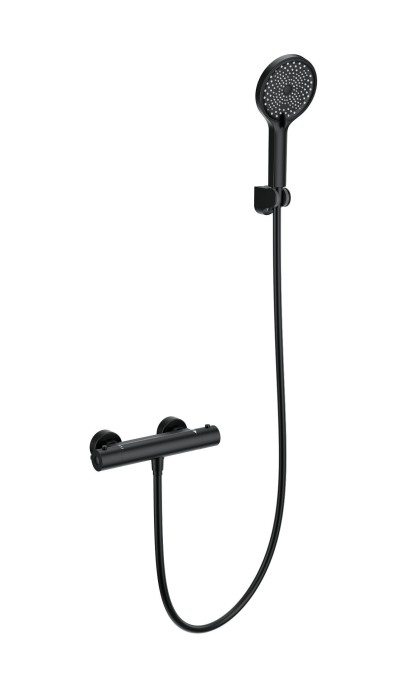 Смеситель для душа с термостатом, Wonzon &amp; Woghand Inn, WW-B2012-A-MB цвет: черный