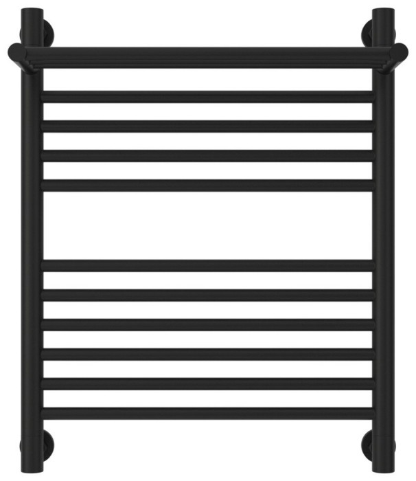 Сунержа Водяной полотенцесушитель 600x500, Богема+ с 1 полкой, 31-0223-6050 цвет: матовый чёрный