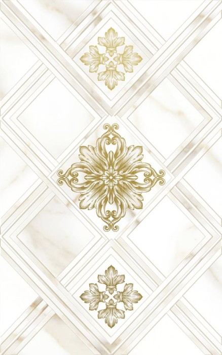 Декоративная плитка кер. Бел. 25x40 GLOBAL TILE Calacatta gold арт. 10300000203