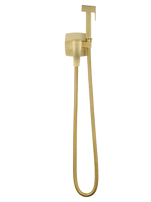 Смеситель с гигиеническим душем встраиваемый, Wonzon & Woghand Flex, WW-88829072-BG цвет: золото