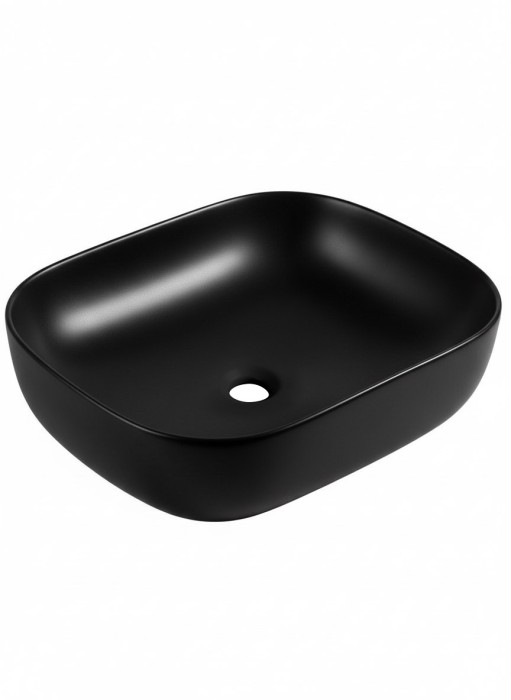Накладная раковина прямоугольная, Wonzon &amp; Woghand Tahoe, WW-RN41286-MB цвет: черный