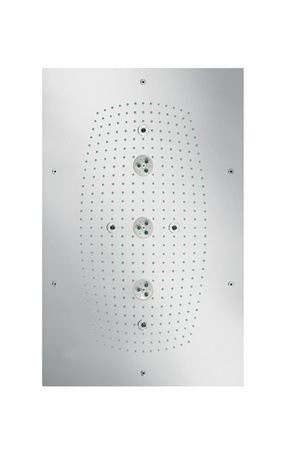 Верхний душ с потолочным креплением скрытого монтажа, без подсветки Raindance Rainmaker Hansgrohe, хром арт. 28417000
