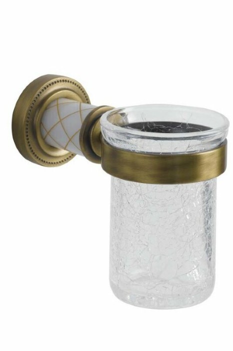 Стакан для зубных щеток, Murano, Boheme 10904-W-BR
