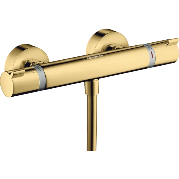 Смеситель для душа с термостатом, Hansgrohe Ecostat Comfort, золото арт. 13116990