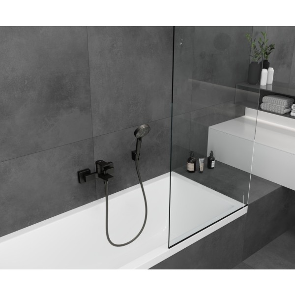 Смеситель для ванны, Hansgrohe Vernis Shape, черный арт. 71450670