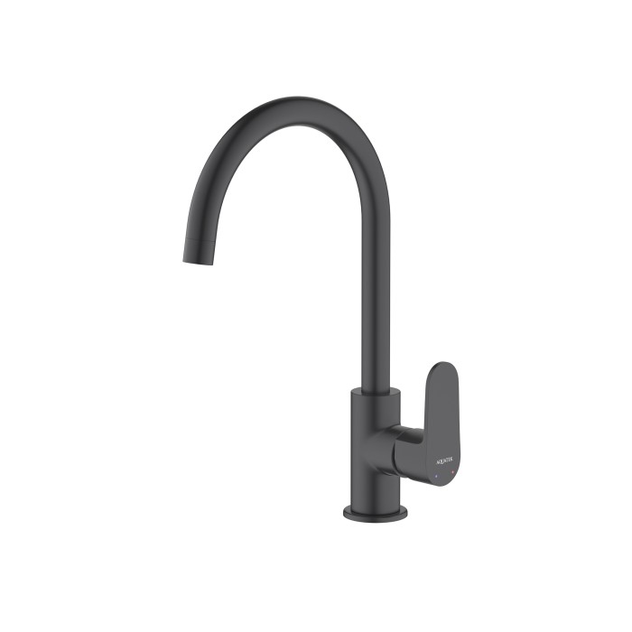 Смеситель для кухни, Aquatek Оберон, черный арт. AQ1282MB