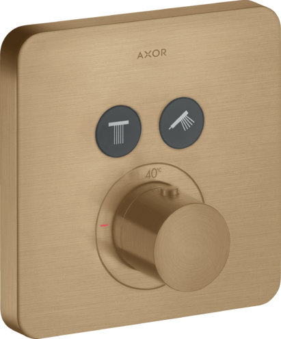 Термостат для душа ShowerSelect Axor, шлифованная бронза арт. 36707140