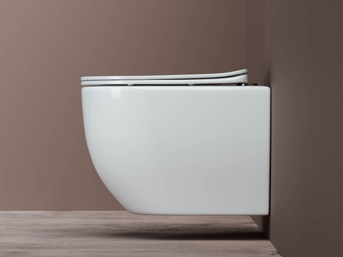 Подвесной унитаз с сиденьем Ceramicanova Mia, белый арт. CN1805