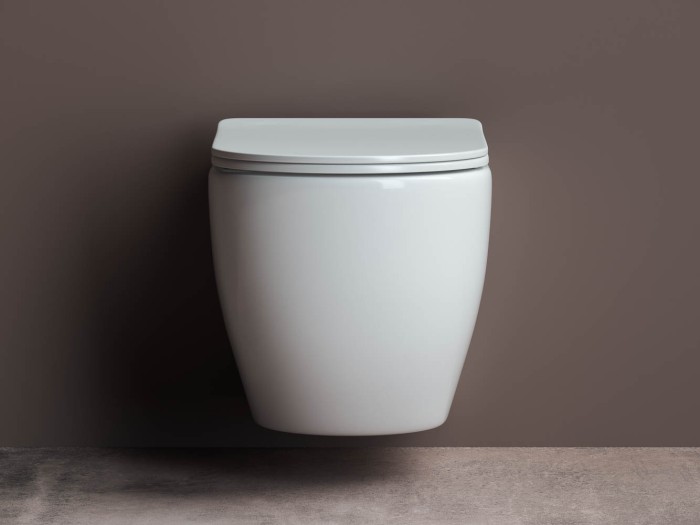 Подвесной унитаз с сиденьем Ceramicanova Mia, белый арт. CN1805