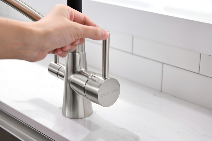 Смеситель для кухни  Paulmark SIEGEN, никель - Si213111-NI