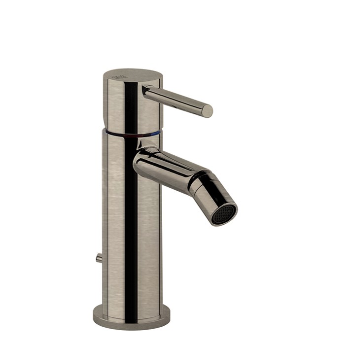 Смеситель для биде, на 1 отв, с донным клапаном, Gessi Emporio Via tortona, finox brushed nickel арт. 18607#149