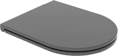 Крышка с сиденьем для подвесного унитаза пепел матовый, GSG Ceramic Design Like, LKCOPRSLTICR021