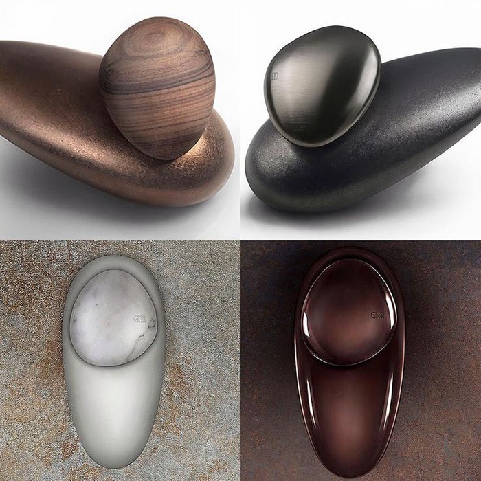 Смеситель для раковины дизайнерский, на 1 отверстие, Gessi Equilibrio, хром арт. 52001#031 52002#031