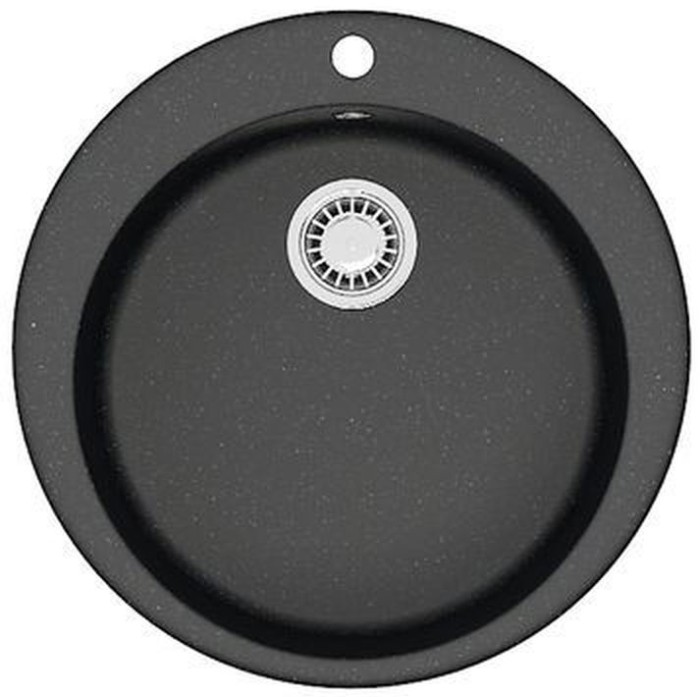 Кухонная мойка Vital 507x507x200 искусственный мрамор, черная, Azario Vital - CS00078345