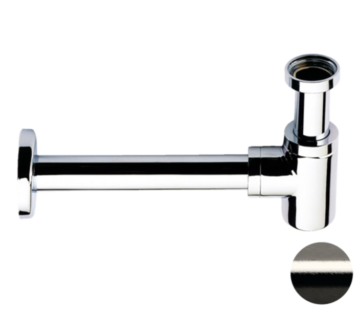 Сифон 1”1/4 никель глянцевый, Remer, 958BNP