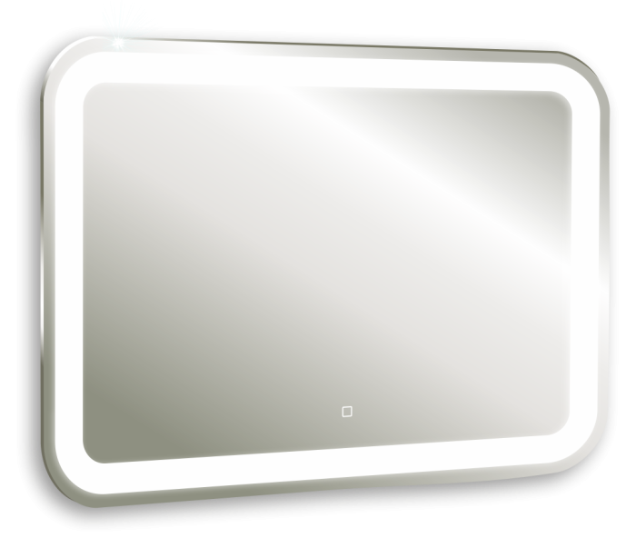 Зеркало 915х685 c подсветкой и диммером, сенсорный выключатель, подогрев, Azario Аллюр - LED-00002531