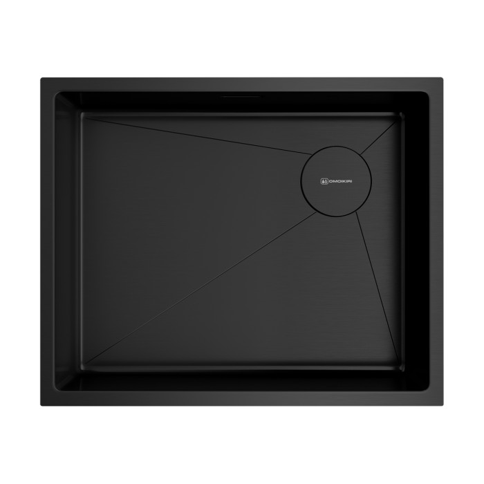 Кухонная мойка Omoikiri Taki 54-U, цвет IF Side SF-GB нерж. сталь, цвет графит арт. 4997036