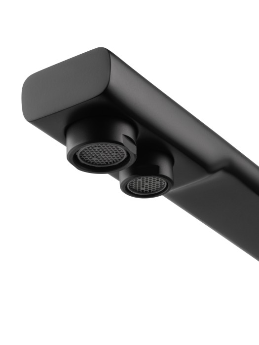 Смеситель для кухни с подключением фильтра, Wonzon & Woghand, WW-88458004-MB цвет: черный