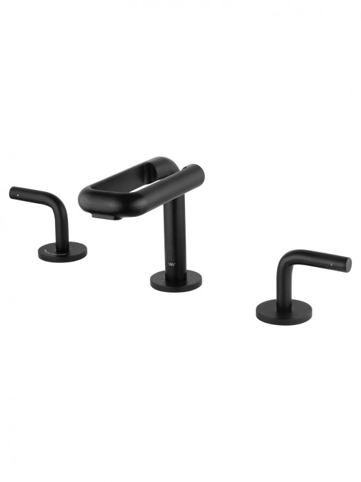 Смеситель для раковины высокий, Wonzon &amp; Woghand Loop, WW-131-00-508 цвет: черный