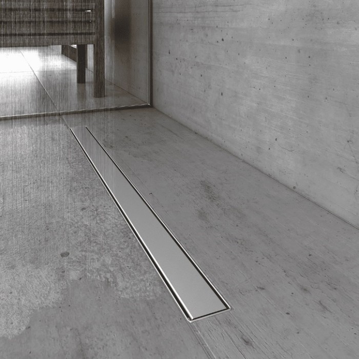 Душевой лоток BERGES В1 Keramik 700, хром глянец, S-сифон D50 H60, арт.091118