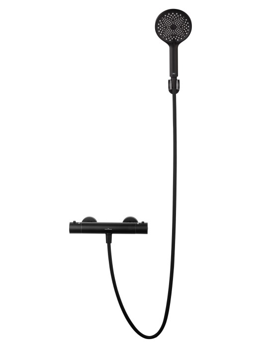 Смеситель для душа с термостатом, Wonzon & Woghand Inn, WW-B2065-A-MB цвет: черный
