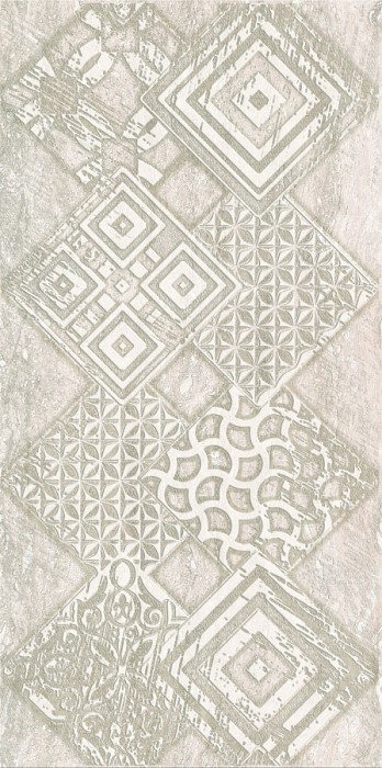 Декоративная плитка grey geometria 31.5x63 AZORI Ascoli арт. 587132002