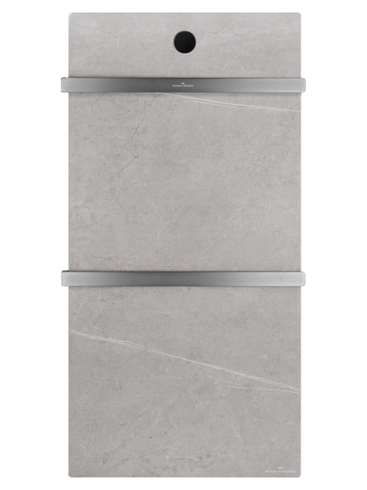 Полотенцесушитель электрический с каменной плитой Серый мрамор, Wonzon & Woghand Stuttgart, WW-A502-GM цвет: графит