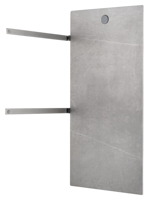 Полотенцесушитель электрический с каменной плитой Серый мрамор, Wonzon & Woghand Stuttgart, WW-A502-GM цвет: графит