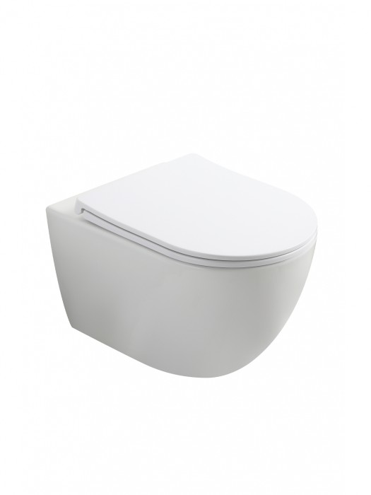 Унитаз подвесной безободковый, Wonzon &amp; Woghand Nile, WW-UP2210-GW цвет: белый