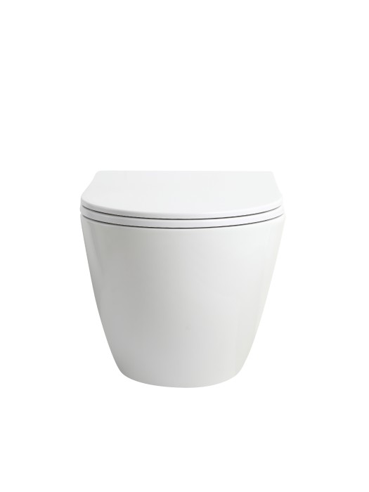 Унитаз подвесной безободковый, Wonzon & Woghand Nile, WW-UP2210-GW цвет: белый