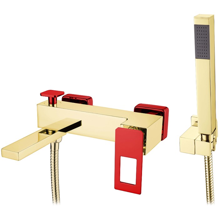 Смеситель для ванны GoldRed Q Boheme 143-GR