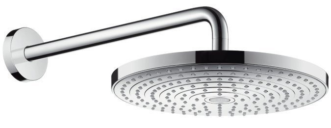 Верхний душ с настенным кронштейном Raindance Select S Hansgrohe, хром арт. 27378000