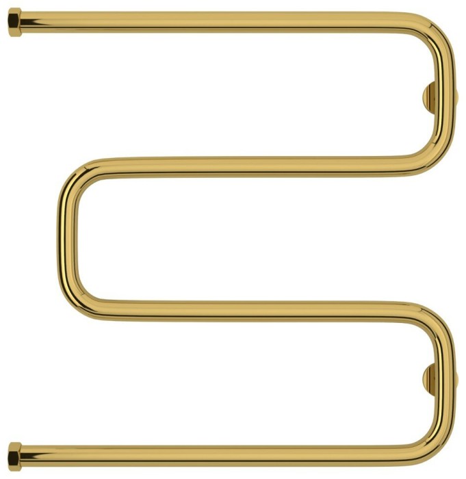 Сунержа Водяной полотенцесушитель 600x600, Ш-образный, 03-0014-6060 цвет: золото