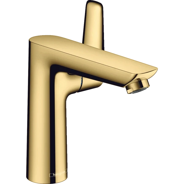 Смеситель для раковины со сливным гарнитуром, Hansgrohe Talis E, золото арт. 71754990
