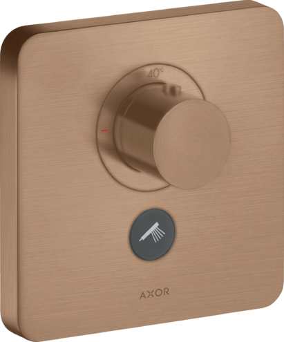 Термостат для душа ShowerSelect Axor, шлифованное красное золото арт. 36706310