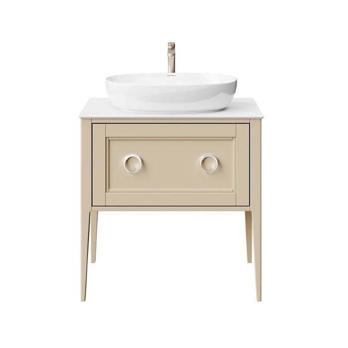 Тумба напольная 1+1 ящик 80см, Plaza classic Kerama Marazzi, бежевый - PL.CN.80.1+1\CAP.M