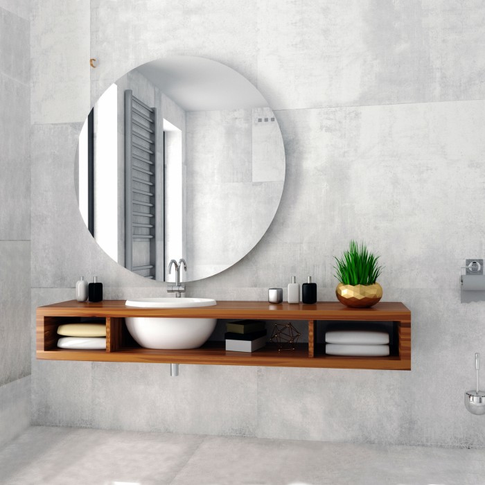 Зеркало Саванна d770 c подсветкой и диммером, сенсорный выключатель, Azario Люмьер - ФР-00000954