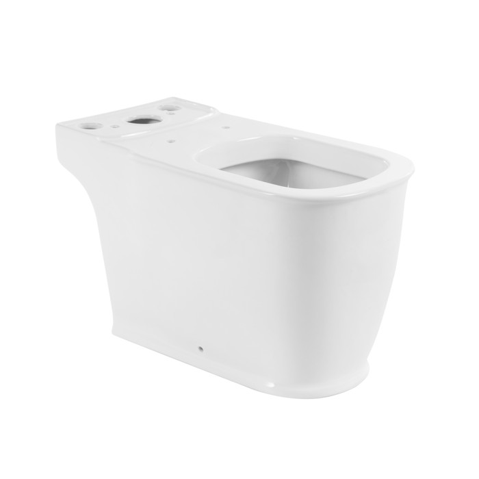 Чаша унитаза, P-trap, BelBagno, глянцевый белый, Prado арт. BB10150CP