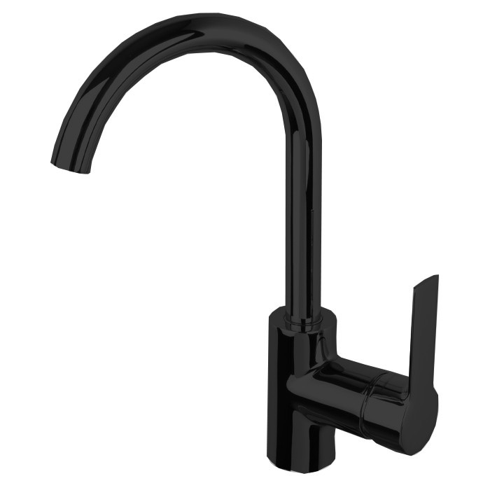 Fima Carlo Frattini Смеситель для раковины, на 1 отв., Mast, F3151NS цвет: черный