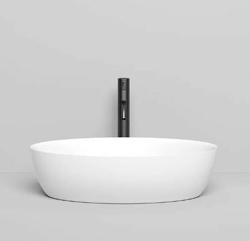 Раковина накладная 58x35, глянцевая, Salini ALDA арт. 110611GRF