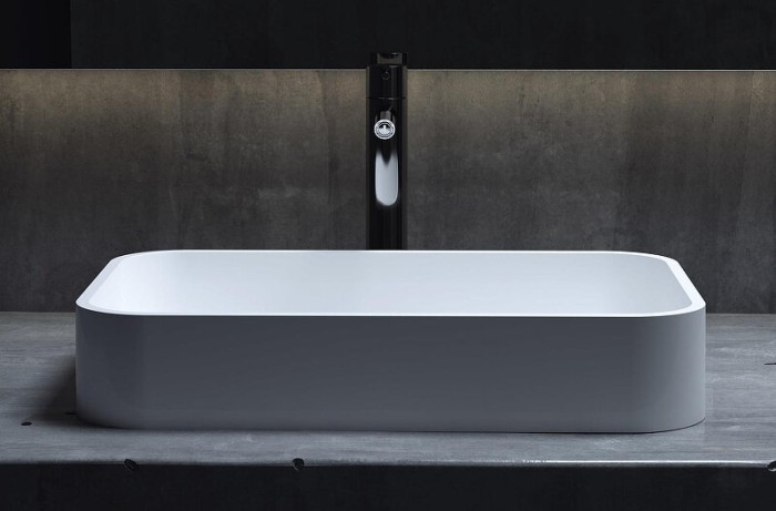 Раковина накладная 54,5x34,5, глянцевая, Salini CALLISTA арт. 1101104GRH