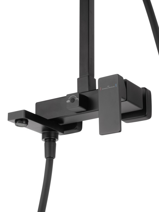 Душевая система, Wonzon & Woghand Cube 2.0, WW-88047068-MB цвет: черный