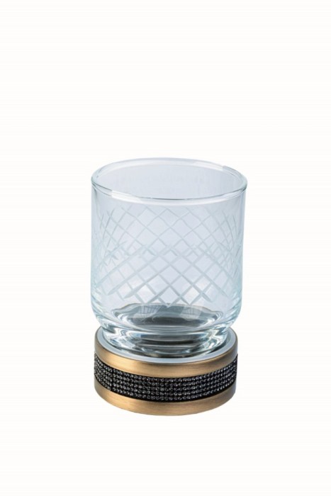 Настольный стакан black br, Boheme Royal cristal - 10931-BR-B